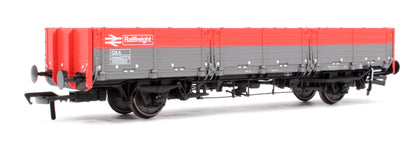 BR ‘Open AB’ OAA Wagon No. 100020, Railfreight red/grey (three red plank)