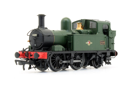 Pre-Owned Class 14XX 0-4-2 1409 In BR Unlined Green With Late Crest Steam Locomotive