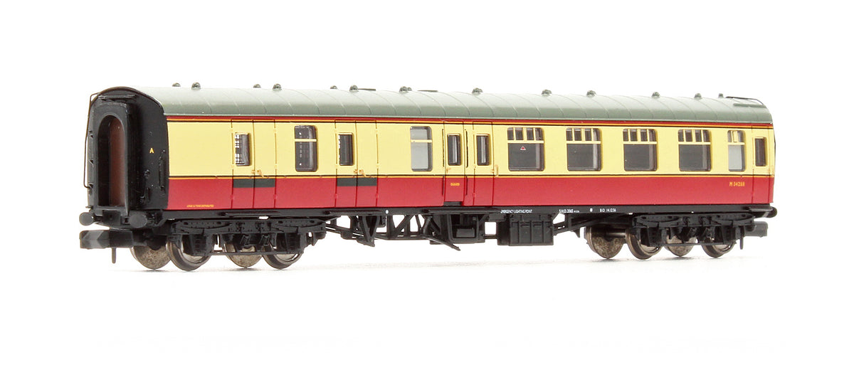 Pre-Owned BR Crimson & Cream MK1 BSK Second Brake Corridor Coach 'M 34288'
