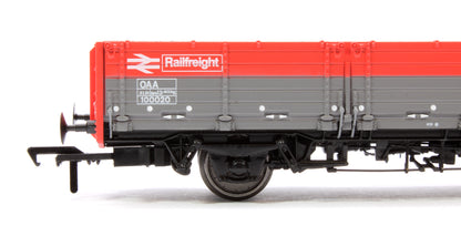 BR ‘Open AB’ OAA Wagon No. 100020, Railfreight red/grey (three red plank)