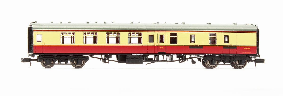 Pre-Owned BR Crimson & Cream MK1 BSK Second Brake Corridor Coach 'M 34288'