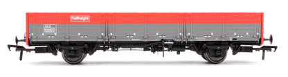 BR ‘Open AB’ OAA Wagon No. 100004, Railfreight red/grey (three red plank)