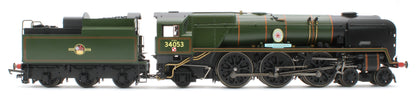 R30485 Rebuilt Battle of Britain 4-6-2 BR Green Late Crest 34053 '303 Squadron' Steam Locomotive