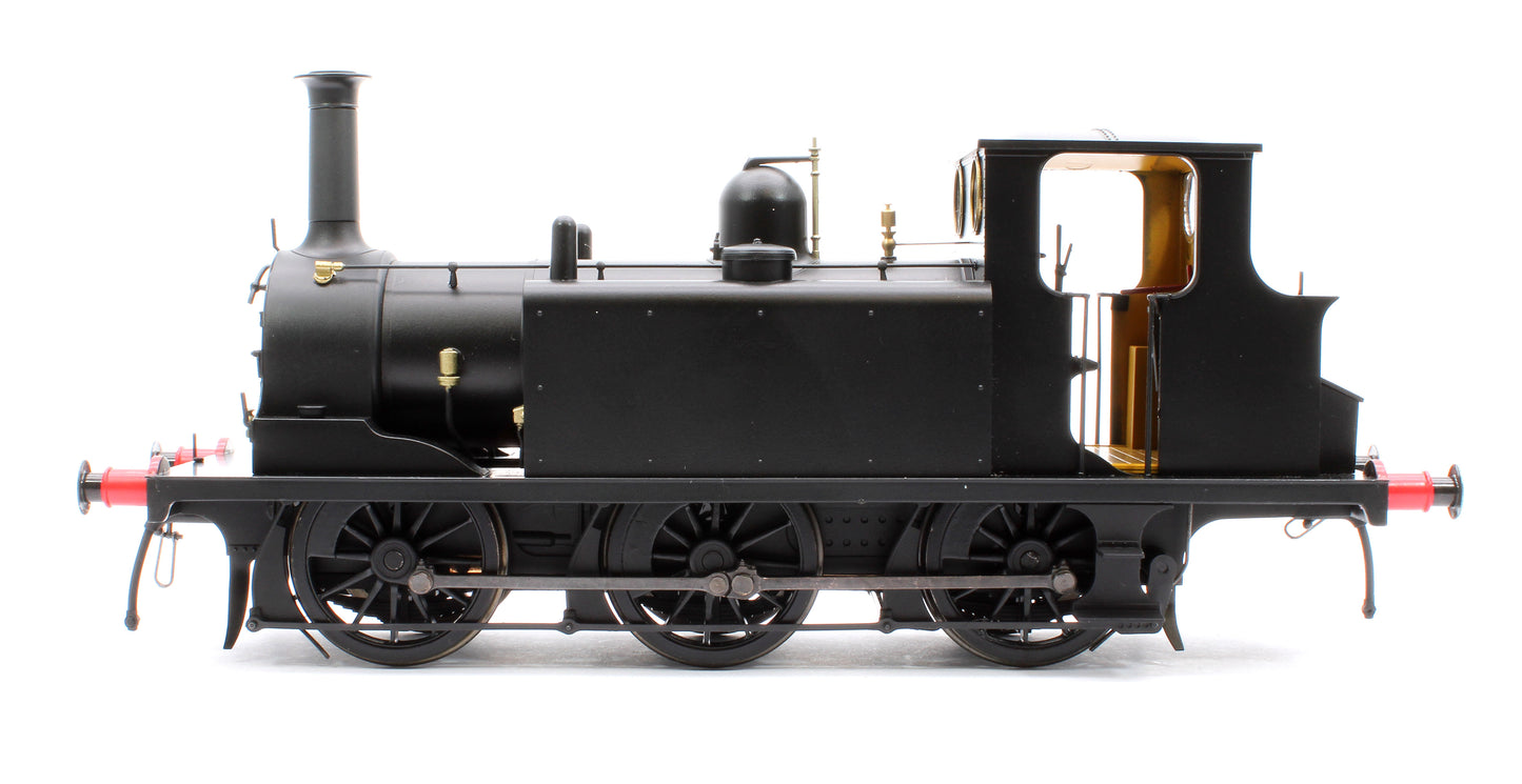 Terrier A1X Plain Black - Steam Tank Locomotive