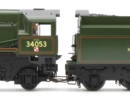 R30485 Rebuilt Battle of Britain 4-6-2 BR Green Late Crest 34053 '303 Squadron' Steam Locomotive