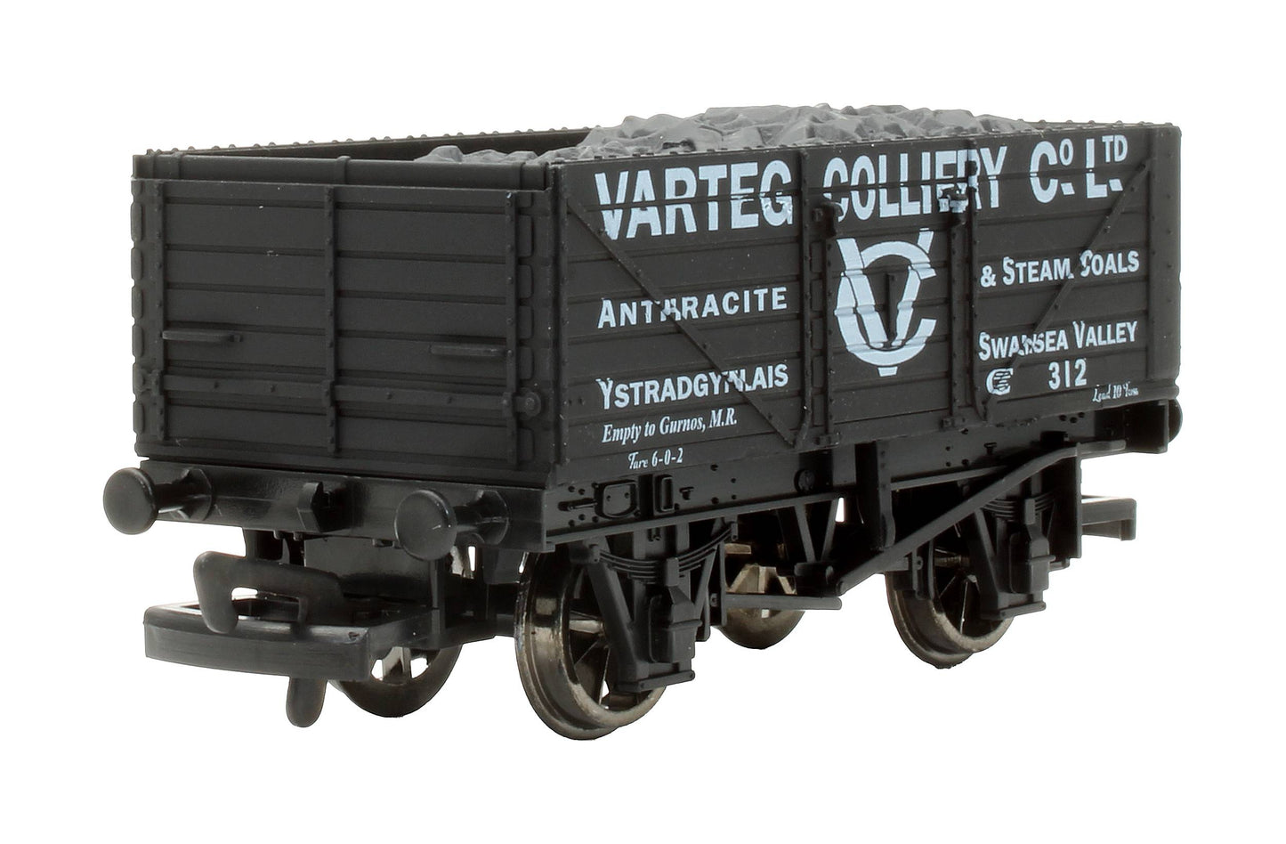 Pre-Owned 10T 7 Plank Wagon Varteg Colliery Co Ltd '312'