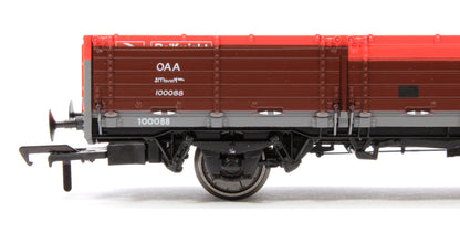 Pre-Owned 915012 BR ‘Open AB’ OAA Wagon No. 100088, Railfreight red/grey, (three red plank) patch finish