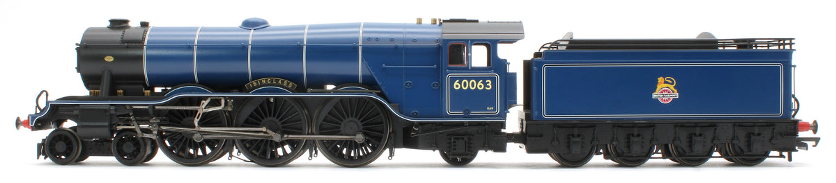 R30476SS Class A3 4-6-2 BR Blue 60063 "Isinglass" Steam Locomotive - DCC Sound & Smoke