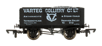 Pre-Owned 10T 7 Plank Wagon Varteg Colliery Co Ltd '312'