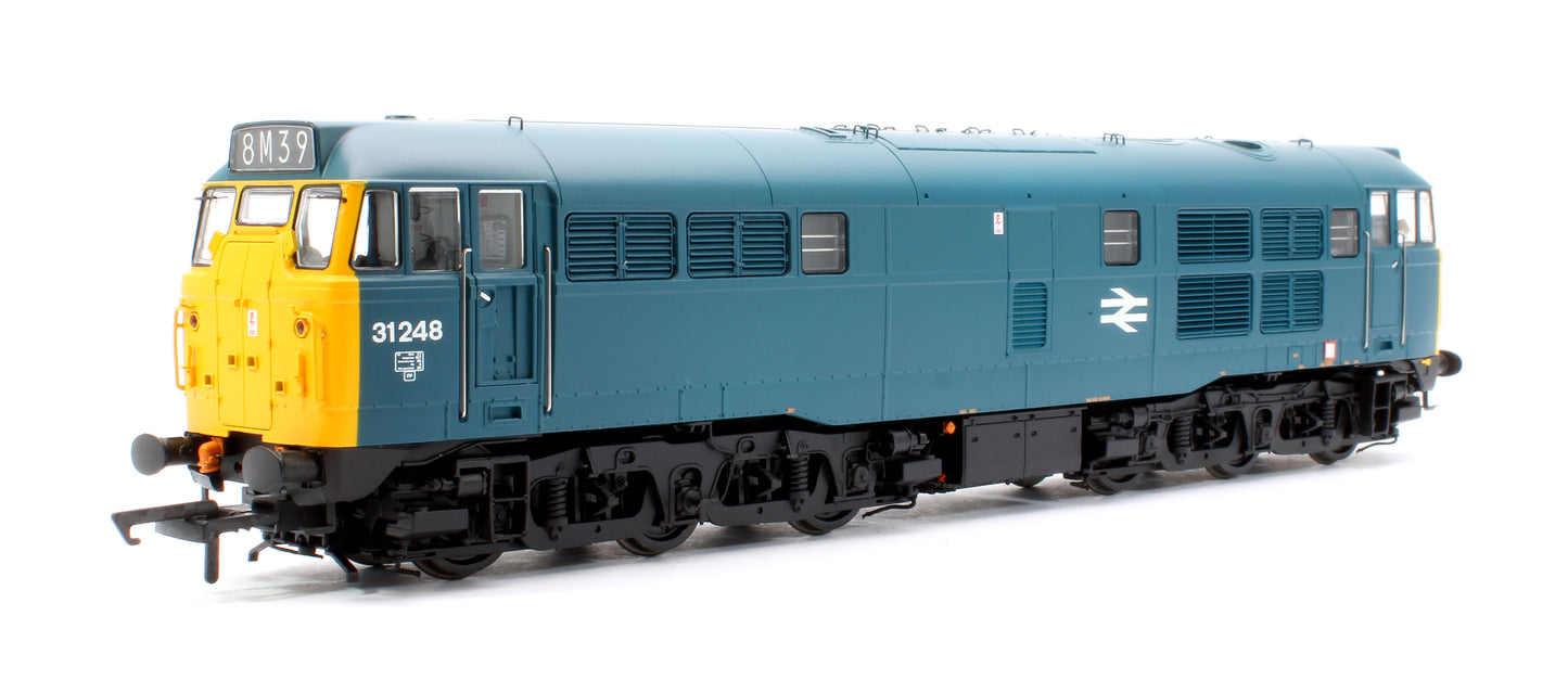 Class 31/1 31248 BR Blue (LU trip cock & tabet catcher recess) Diesel Locomotive