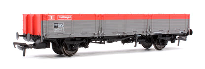 BR ‘Open AB’ OAA Wagon No. 100005, Railfreight red/grey (two red plank)