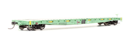 Pre-Owned 11012-01 GSC 60' Early Flatcar MP "UP MOW Green" - Road #818002