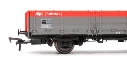 BR ‘Open AB’ OAA Wagon No. 100005, Railfreight red/grey (two red plank)