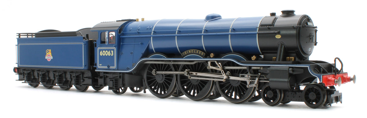 R30476SS Class A3 4-6-2 BR Blue 60063 "Isinglass" Steam Locomotive - DCC Sound & Smoke