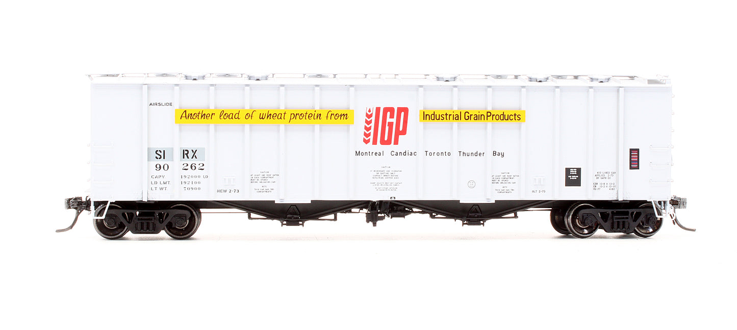 Pre-Owned 16019-01 General American 4180 Airslide Covered Hopper SIRX Restencil 'IGP Canada' - Road #90262
