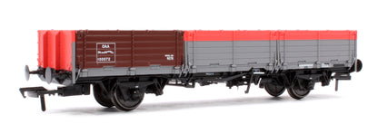 BR ‘Open AB’ OAA Wagon No. 100072, Railfreight red/grey, (two red plank) patch finish