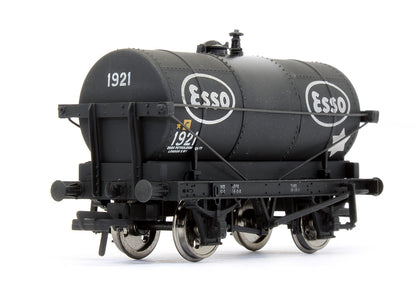 Pre-Owned Set Of 3 'Esso' Black 14 Ton Tank Wagons - Weathered