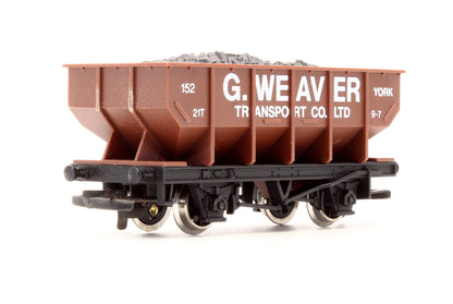 Pre-Owned Hopper W5502 'Weaver Transport' 21T Hopper Wagon No.152 - Limited Edition