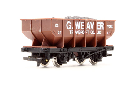 Pre-Owned Hopper W5502 'Weaver Transport' 21T Hopper Wagon No.152 - Limited Edition