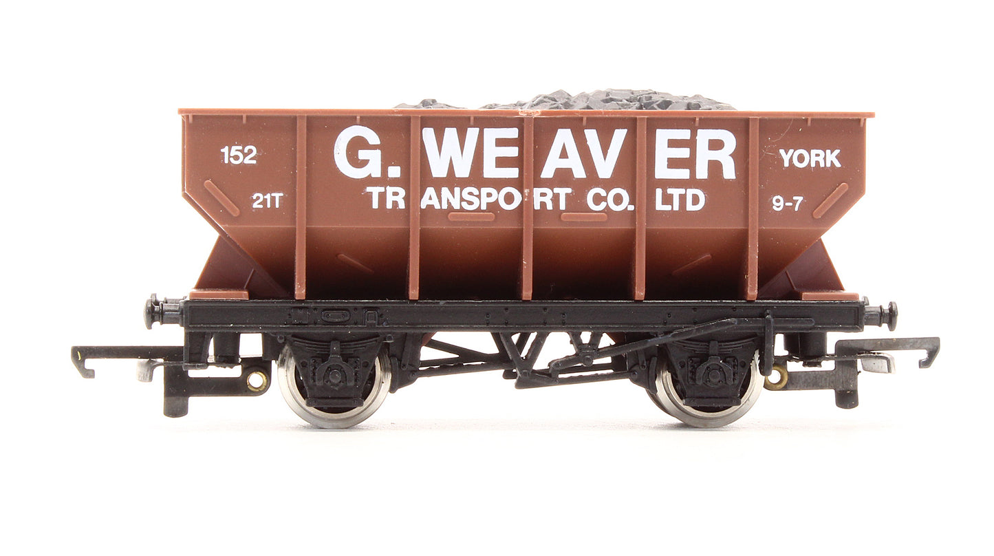 Pre-Owned Hopper W5502 'Weaver Transport' 21T Hopper Wagon No.152 - Limited Edition
