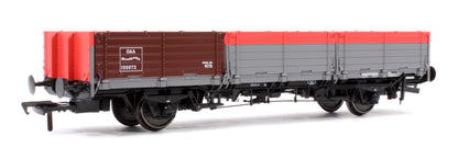 BR ‘Open AB’ OAA Wagon No. 100072, Railfreight red/grey, (two red plank) patch finish