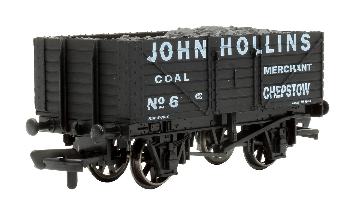 Pre-Owned 10T 7 Plank Wagon John Hollins Coal Merchant 'No. 6' - Limited Edition