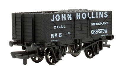 Pre-Owned 10T 7 Plank Wagon John Hollins Coal Merchant 'No. 6' - Limited Edition