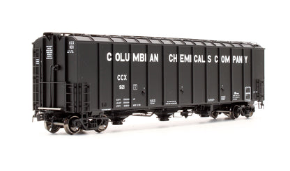 Pre-Owned SXT30330 Thrall 5750cf Carbon Black Covered Hopper (80s Body Hatch) Columbia Chemicals Co CCX - Road #921