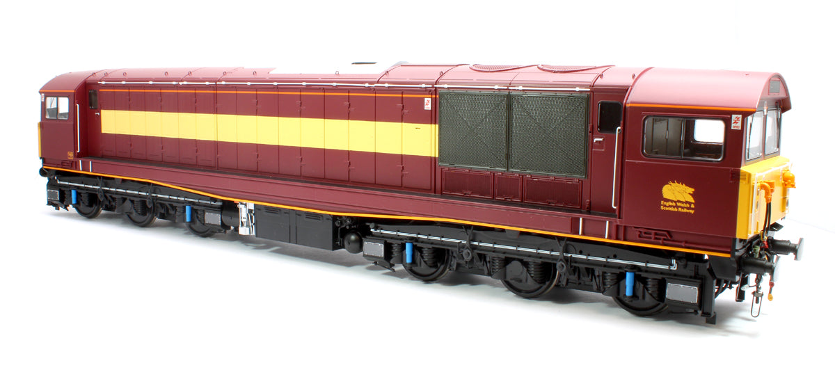 Class 58 EWS Red/Gold Diesel Locomotive