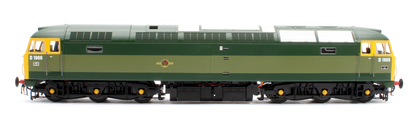 Class 47 D1969 BR two-tone green (full yellow end) Diesel Locomotive - DCC Sound