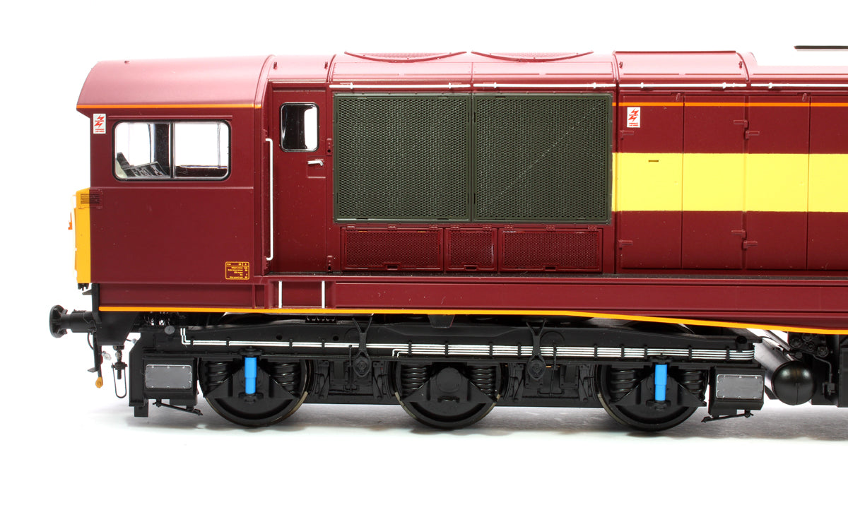 Class 58 EWS Red/Gold Diesel Locomotive