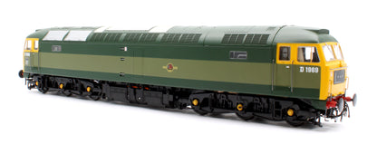 Class 47 D1969 BR two-tone green (full yellow end) Diesel Locomotive - DCC Sound