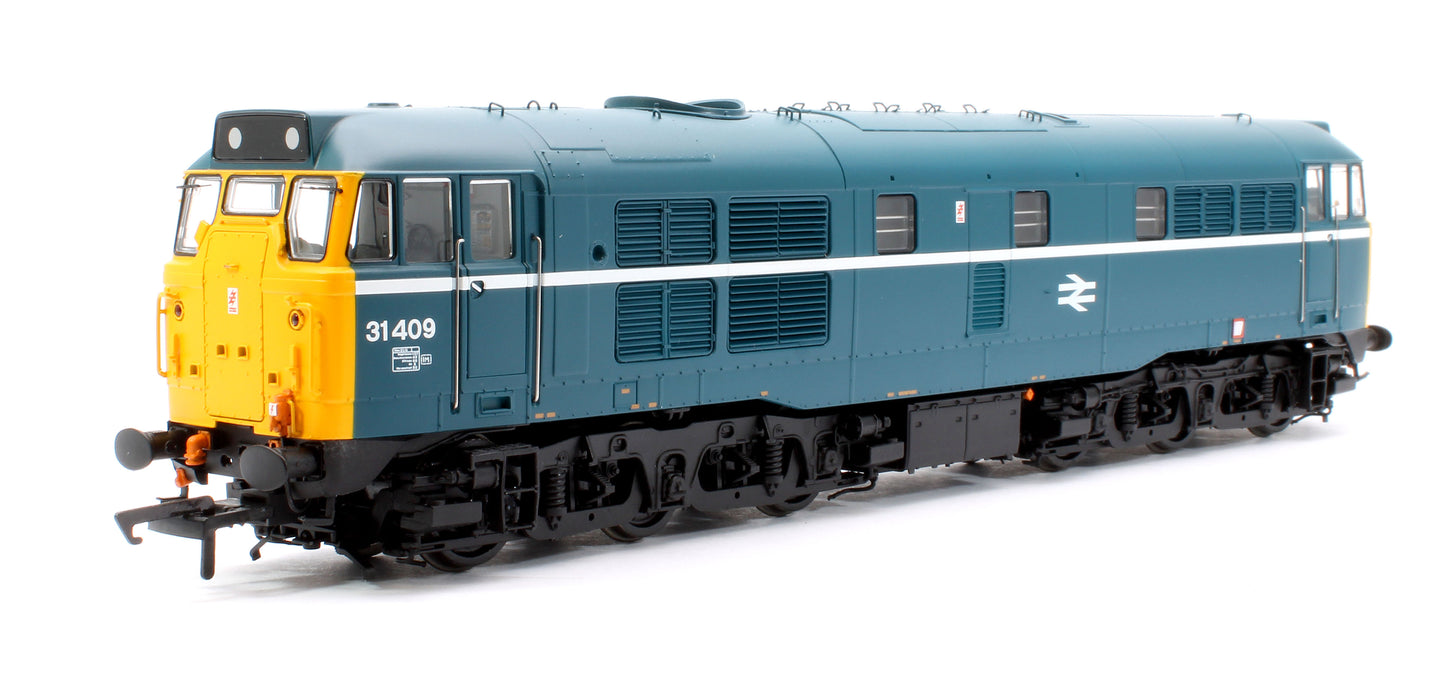 Class 31/4 31409 BR Blue With White Stripe Diesel Locomotive (DCC Sound)