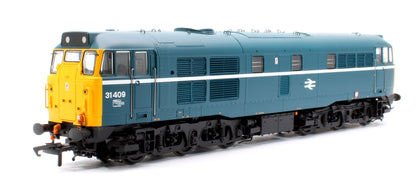 Pre-Owned Class 31/4 31409 BR Blue With White Stripe Diesel Locomotive (DCC Sound)