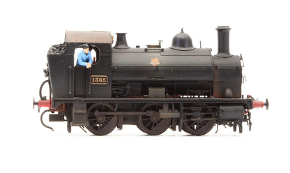 Pre-Owned GWR 0-6-0ST 1365 BR Black Steam Locomotive - Custom Weathered