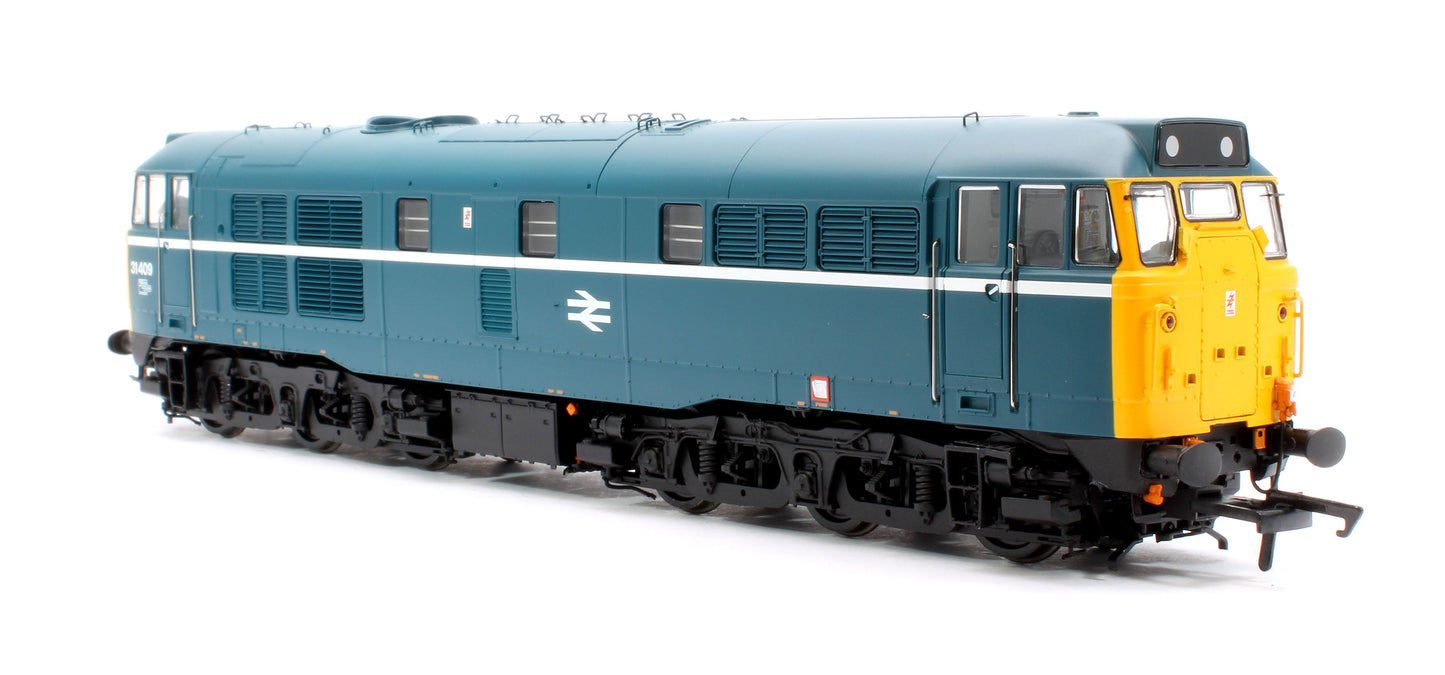 Pre-Owned Class 31/4 31409 BR Blue With White Stripe Diesel Locomotive (DCC Sound)