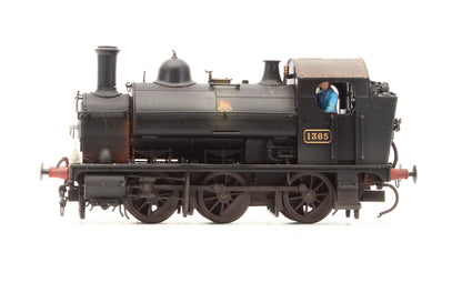 Pre-Owned GWR 0-6-0ST 1365 BR Black Steam Locomotive - Custom Weathered
