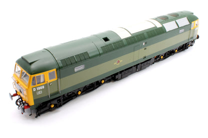 Class 47 D1969 BR two-tone green (full yellow end) Diesel Locomotive - DCC Sound