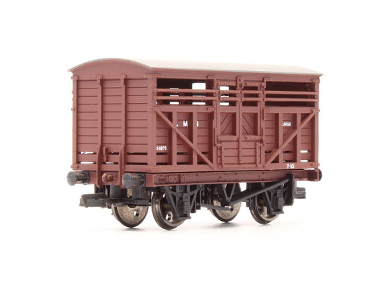 Pre-Owned 33-652B Cattle Wagon LMS Brown No.214875