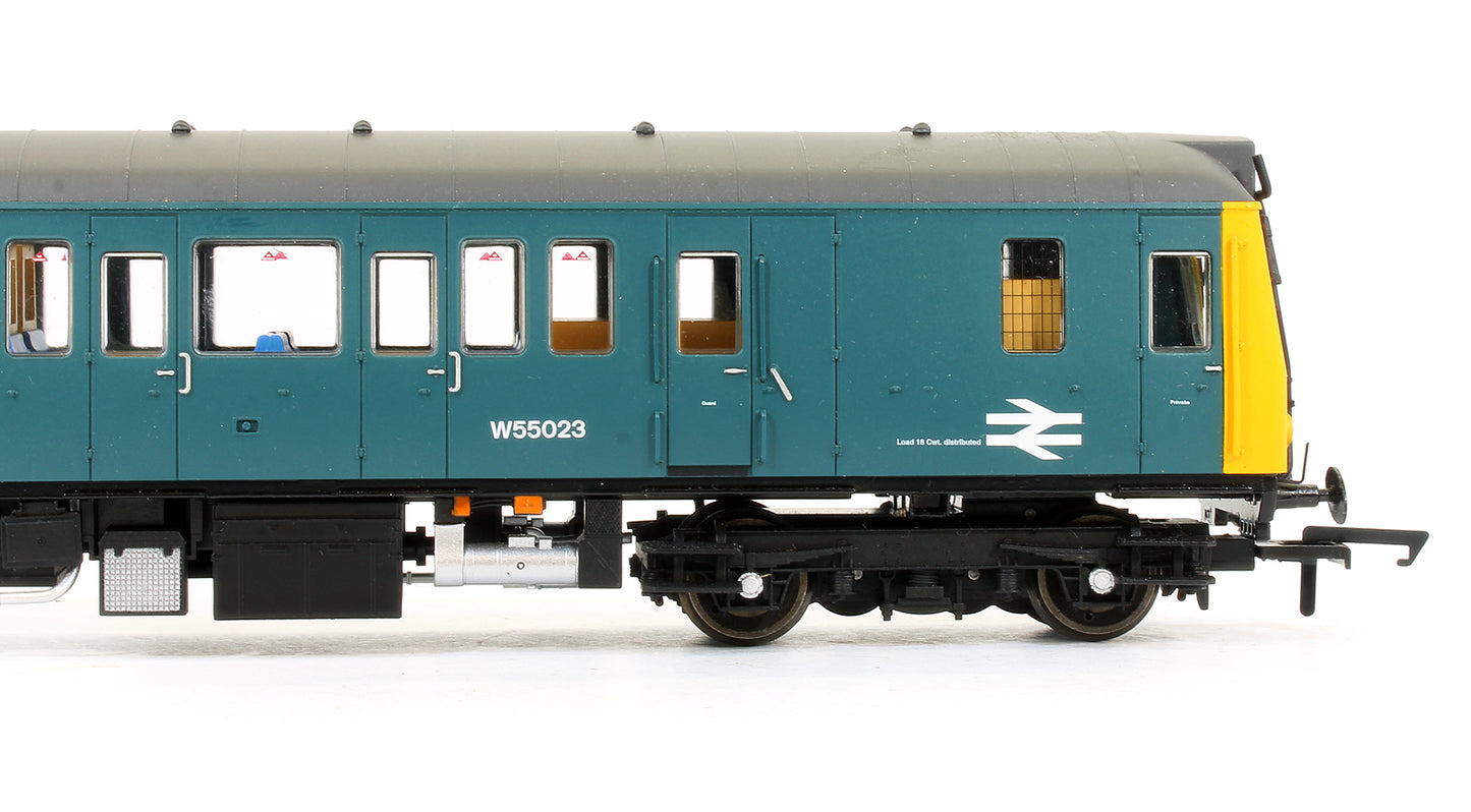 Class 121 Bubble Car W55023 BR Blue Diesel Railcar