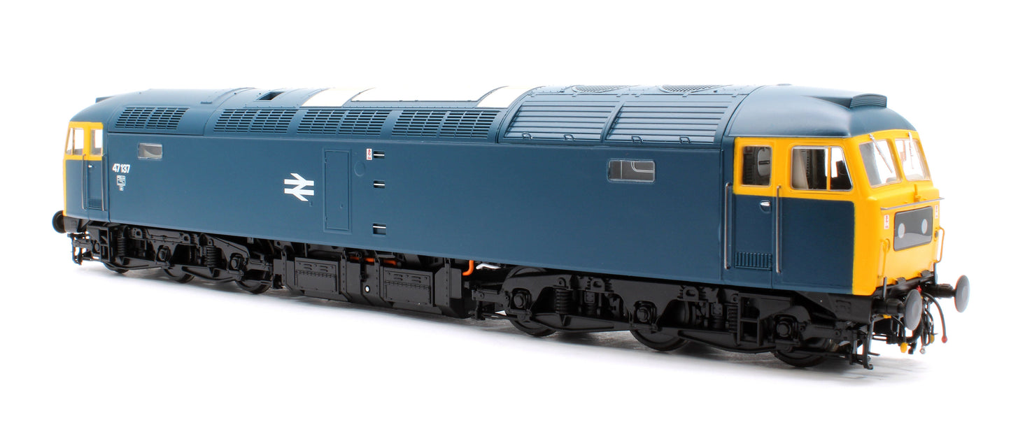 Pre-Owned 47123 Class 47 137 BR Blue (glazed headcode panel) Diesel Locomotive - DCC Sound