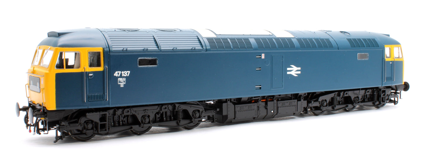 Pre-Owned 47123 Class 47 137 BR Blue (glazed headcode panel) Diesel Locomotive - DCC Sound