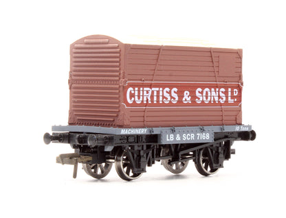 Pre-Owned 4F-037-108 LB&SCR Flat Wagon With 'Curtiss & Sons Ltd' Container