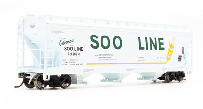 Pre-Owned 47056-07 SOO Line 4650 Cu Ft 3 Bay Hopper - Road #73964