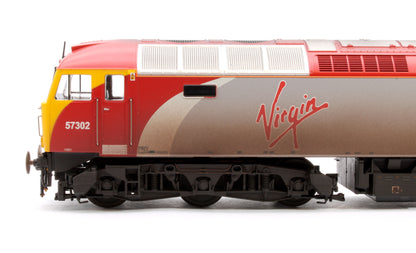 Class 57 Virgin Silver/Red 57302 Virgil Tracy Diesel Locomotive - Weathered