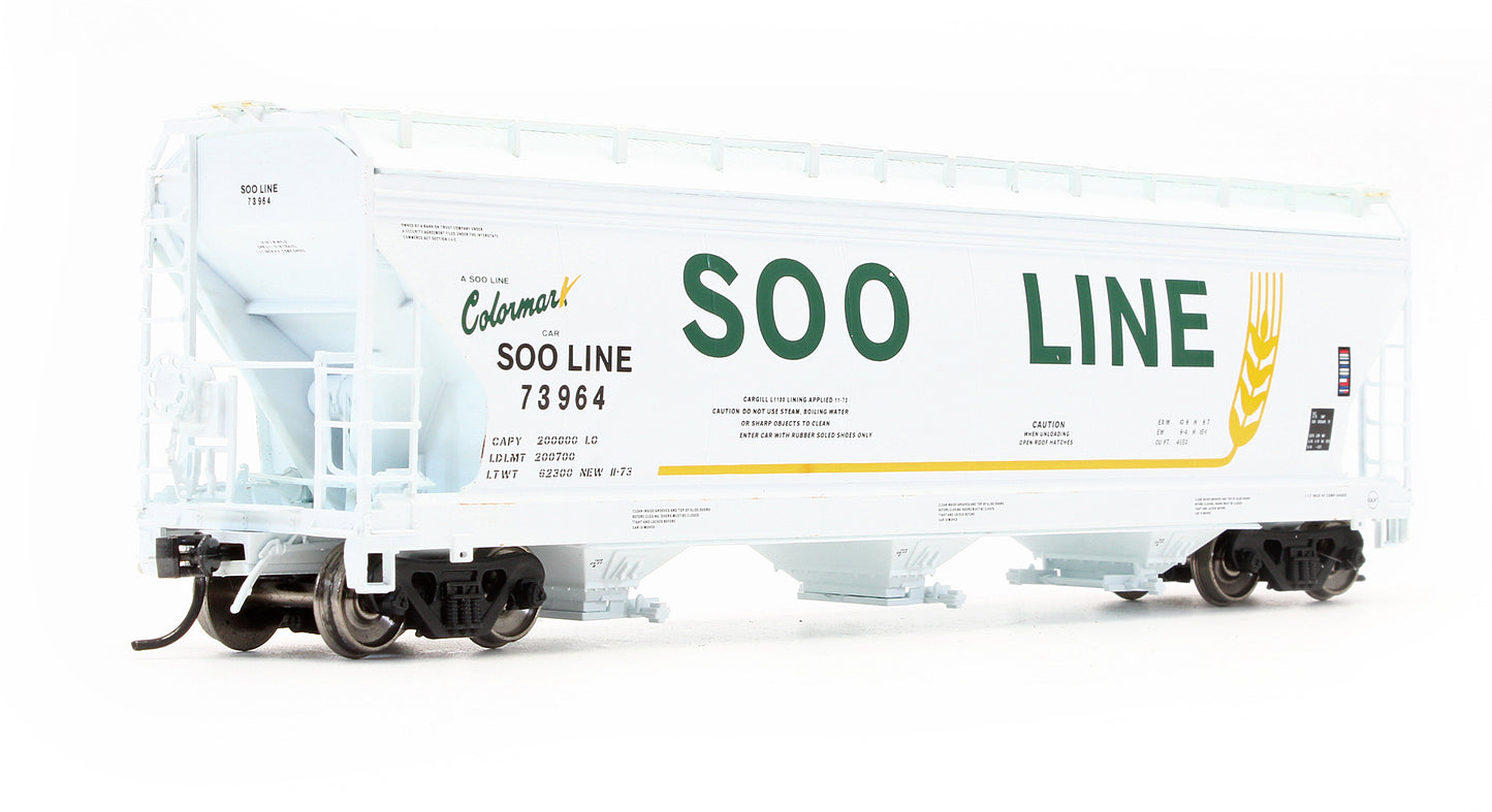 Pre-Owned 47056-07 SOO Line 4650 Cu Ft 3 Bay Hopper - Road #73964
