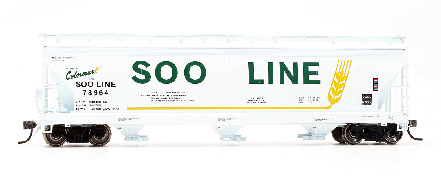 Pre-Owned 47056-07 SOO Line 4650 Cu Ft 3 Bay Hopper - Road #73964