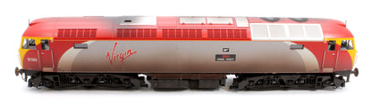 Class 57 Virgin Silver/Red 57302 Virgil Tracy Diesel Locomotive - Weathered