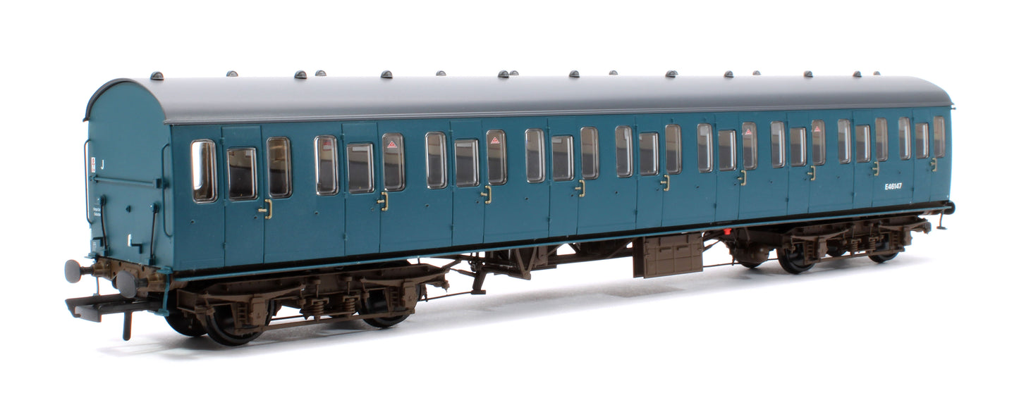 BR Mk1 57' Non-Gangway Coach - S - BR Rail Blue: E46147