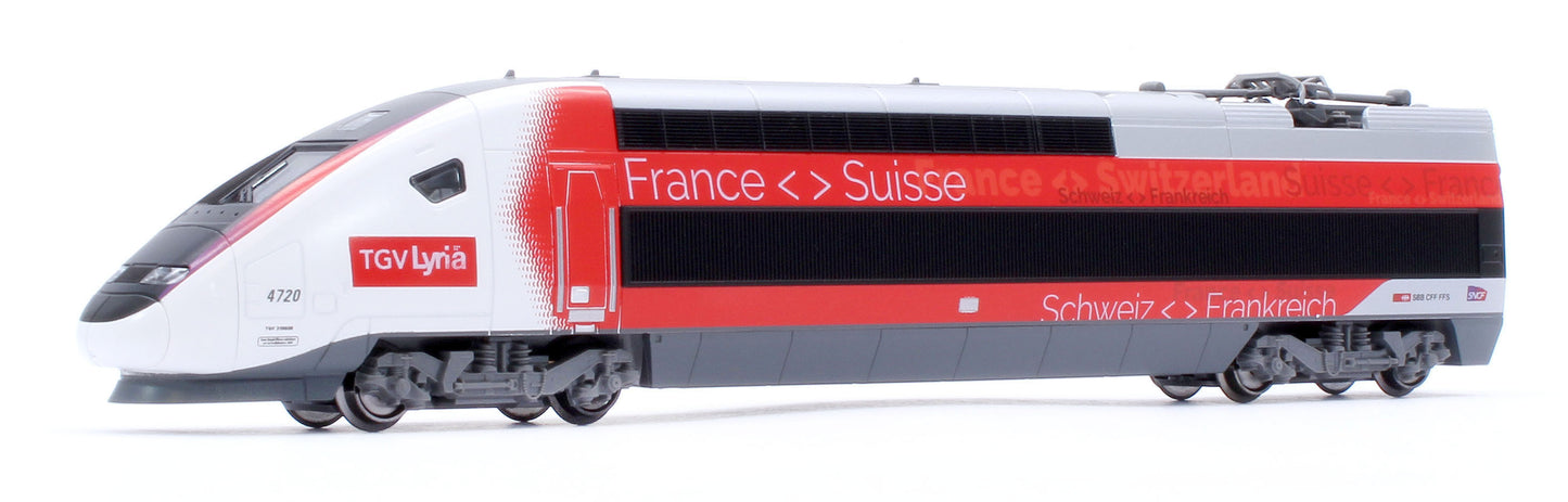 -50128 TGV Lyria Euroduplex 10 Car Powered Set VI